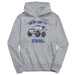 Seton Hall University Pirates On My Way Monster Truck Heather Grey Cotton Youth Hoodie