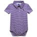 Stephen F. Austin University SFA Lumberjacks Embroidered Purple Stripes Stripe Knit Polo Onesie
