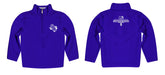 Stephen F. Austin University SFA Lumberjacks Vive La Fete Game Day Solid Purple Quarter Zip Pullover Sleeves - Vive La Fête - Online Apparel Store