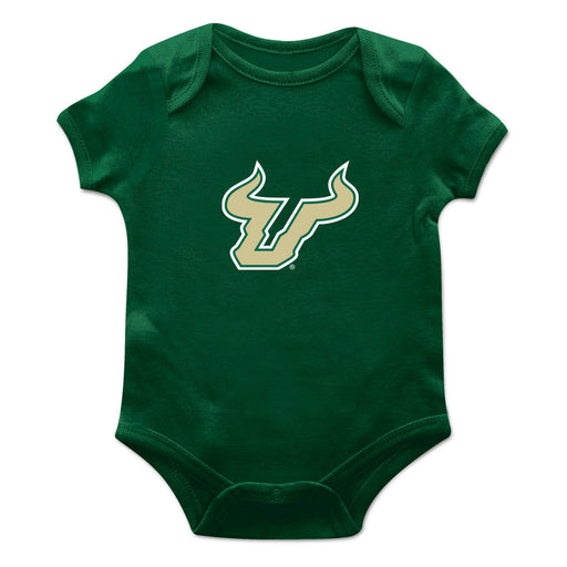 South Florida Bulls USF Cotton Short Sleeve Bodysuit Green