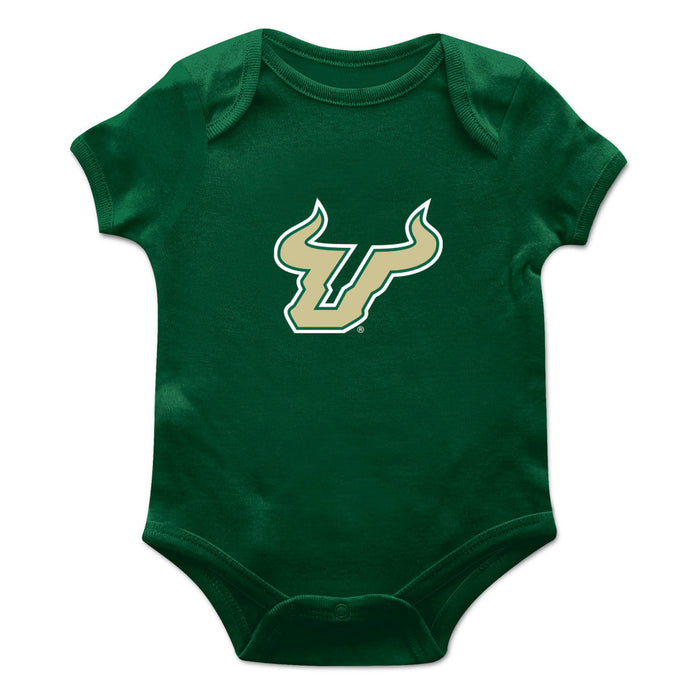 South Florida Bulls USF Cotton Short Sleeve Bodysuit Green