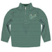 South Florida Bulls USF Embroidered Hunter Green Stripes Quarter Zip Pullover