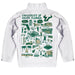 South Florida Bulls USF Hand Sketched Vive La Fete Impressions Artwork White Boys Quarter Zip Pullover V1 - Vive La Fête - Online Apparel Store