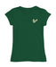 South Florida Bulls USF Hand Sketched Vive La Fete Impressions Artwork Green Girls Cotton Short Sleeve Tee