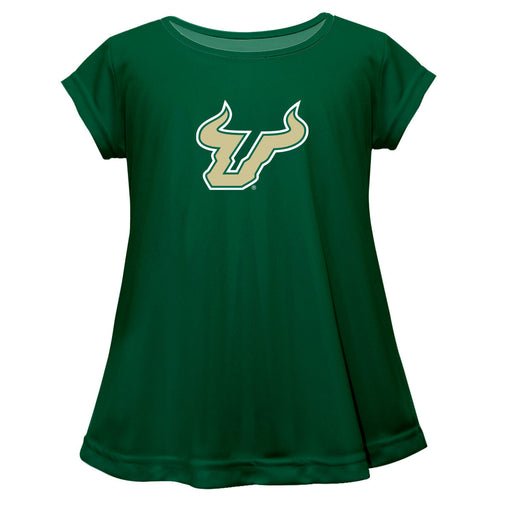 South Florida Bulls USF Short Sleeve Youth Cotton Top Green