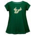South Florida Bulls USF Short Sleeve Youth Cotton Top Green