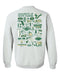 South Florida Bulls USF Hand Sketched Artwork Green Crewneck Sweatshirt for Women - Vive La Fête - Online Apparel Store