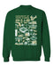 South Florida Bulls USF Vive La Fete Impressions Green Cotton Crewneck Sweatshirt for Women