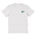 South Florida Bulls USF Vive La Fete Impressions Artwork White Womens Cotton Tshirt