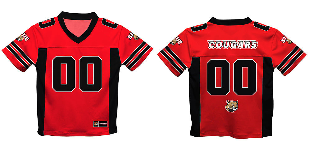 SIUE Cougars Vive La Fete Game Day Red Boys Fashion Football T-Shirt - Vive La Fête - Online Apparel Store