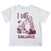 Southern Illinois Salukis SIU Vive La Fete Excavator Boys Game Day White Short Sleeve Tee