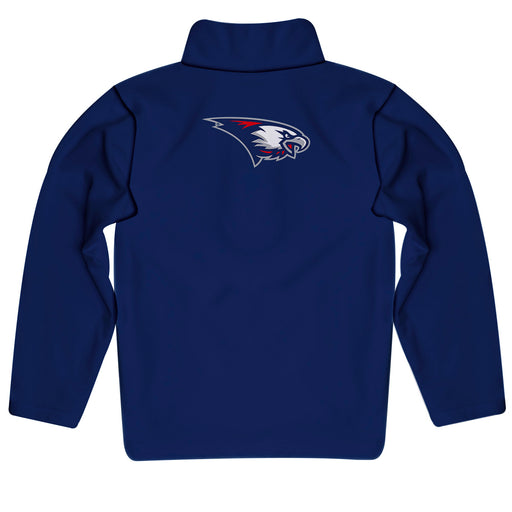 Southern Indiana Screaming Eagles USI Vive La Fete Game Day Solid Blue Quarter Zip Pullover Sleeves - Vive La Fête - Online Apparel Store