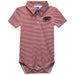St. Josephs Hawks Embroidered Red Stripes Stripe Knit Polo Onesie