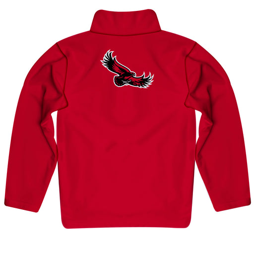 St. Josephs Hawks Vive La Fete Game Day Solid Crimson Quarter Zip Pullover Sleeves - Vive La Fête - Online Apparel Store