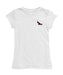 St. Josephs Hawks Hand Sketched Vive La Fete Impressions Artwork White Girls Cotton Short Sleeve Tee