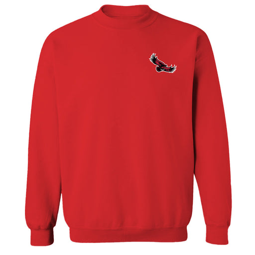 St. Josephs Hawks Hand Sketched Vive La Fete Impressions Artwork Red Crew Neck Sweatshirt for Women