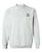 San Jose State University Spartans Hand Sketched Vive La Fete Impressions Artwork White Crew Neck Sweatshirt for Women