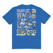 San Jose State Spartans Vive La Fete Impressions Artwork Royal Womens Cotton Tshirt - Vive La Fête - Online Apparel Store