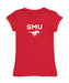 SMU Mustangs Girl´s Fitted Cotton T-shirt Red
