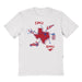SMU Mustangs Hand Sketched Vive La Fete Impressions Icones Kids White T-shirt