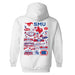 SMU Mustangs Hand Sketched Artwork Cotton Fleece Women Hoodie - Vive La Fête - Online Apparel Store