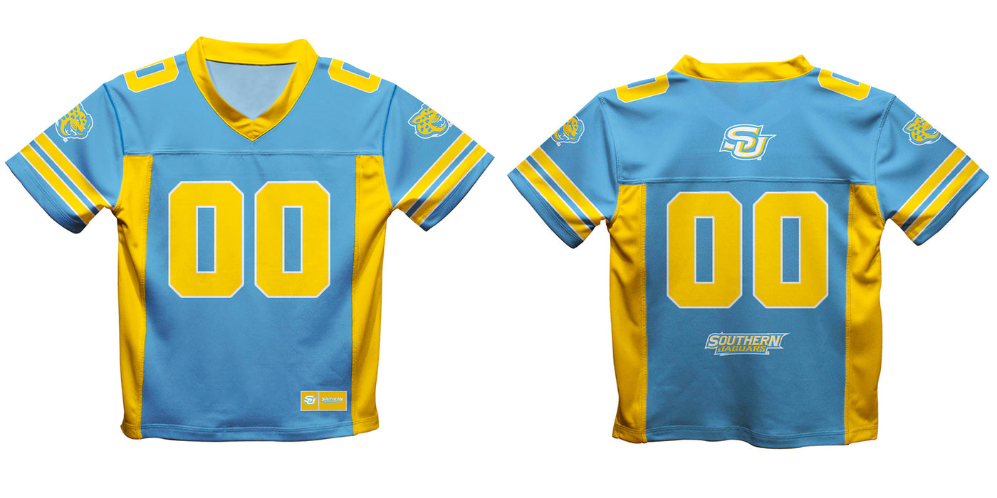 Southern Jaguars Vive La Fete Game Day Blue Boys Fashion Football T-Shirt - Vive La Fête - Online Apparel Store