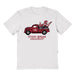 Stony Brook Seawolves Hand Sketched Vive La Fete Impressions Truck Kids White Cotton T-shirt