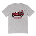 Stony Brook Seawolves Hand Sketched Vive La Fete Impressions Truck Kids Grey Cotton T-shirt