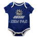 Southwestern Oklahoma State Bulldogs Vive La Fete Infant Game Day Blue Short Sleeve Onesie New Fan Logo and Mascot Bodys