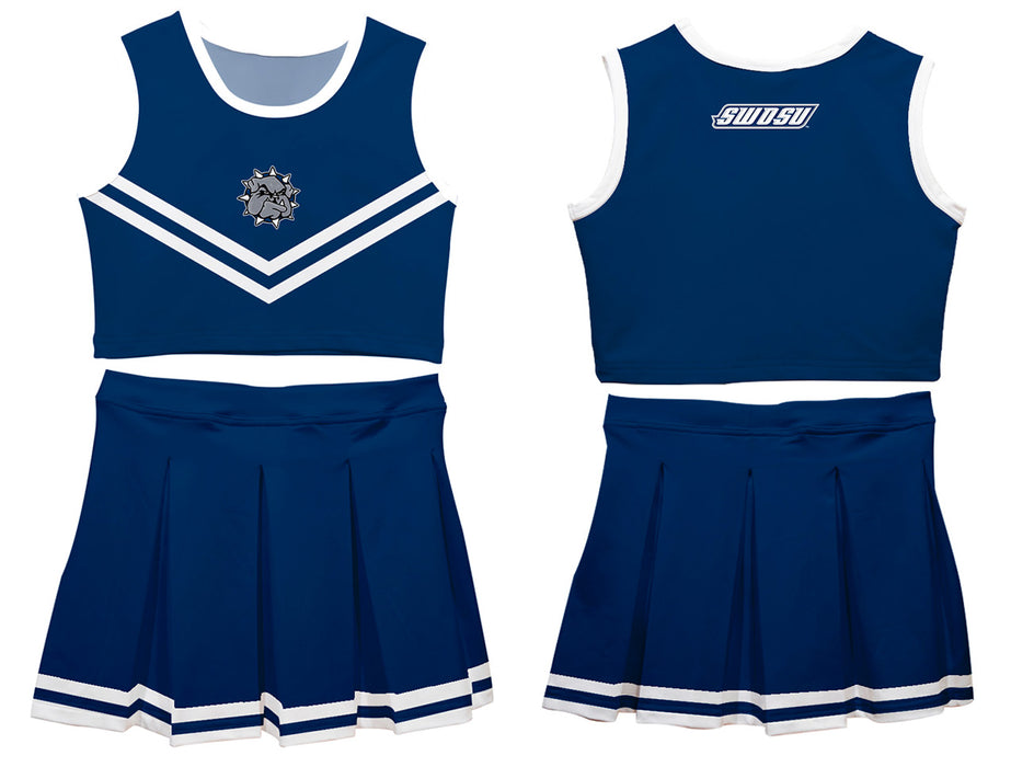 Southwestern Oklahoma State Bulldogs Vive La Fete Game Day Blue Sleeveless Chearleader Set - Vive La Fête - Online Apparel Store