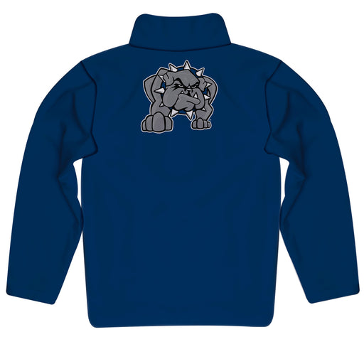 Southwestern Oklahoma State Bulldogs Vive La Fete Game Day Solid Blue Quarter Zip Pullover Sleeves - Vive La Fête - Online Apparel Store