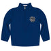 Southwestern Oklahoma State Bulldogs Vive La Fete Logo and Mascot Name Womens Blue Quarter Zip Pullover