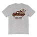 TXST Texas State Bobcats Hand Sketched Vive La Fete Impressions Truck Kids Grey Cotton T-shirt