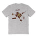 TXST Texas State Bobcats Hand Sketched Vive La Fete Impressions Icones Kids Grey T-shirt