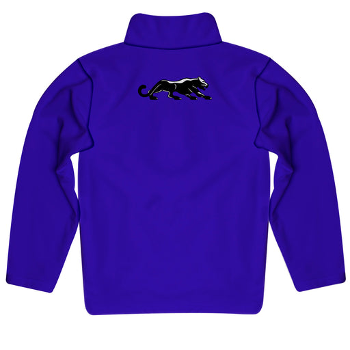 Sioux Falls Cougars USF Vive La Fete Game Day Solid Purple Quarter Zip Pullover Sleeves - Vive La Fête - Online Apparel Store