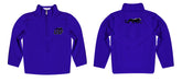 Sioux Falls Cougars USF Vive La Fete Game Day Solid Purple Quarter Zip Pullover Sleeves - Vive La Fête - Online Apparel Store