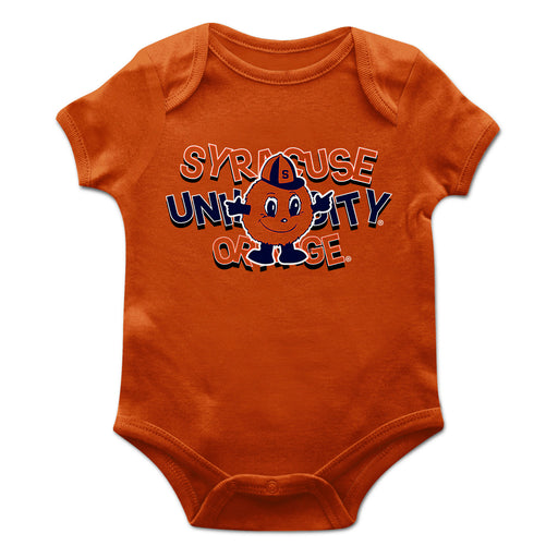 Syracuse Orange Vive La Fete Infant Game Day Orange Short Sleeve Bodysuit