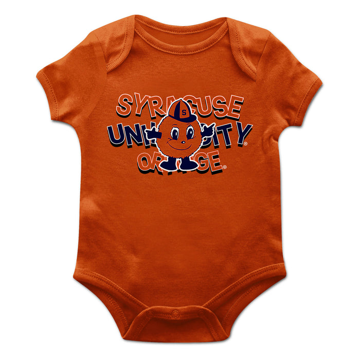 Syracuse Orange Vive La Fete Infant Game Day Orange Short Sleeve Bodysuit