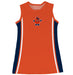 Syracuse Orange Sleeveless Cheerleader A Line Dress Orange