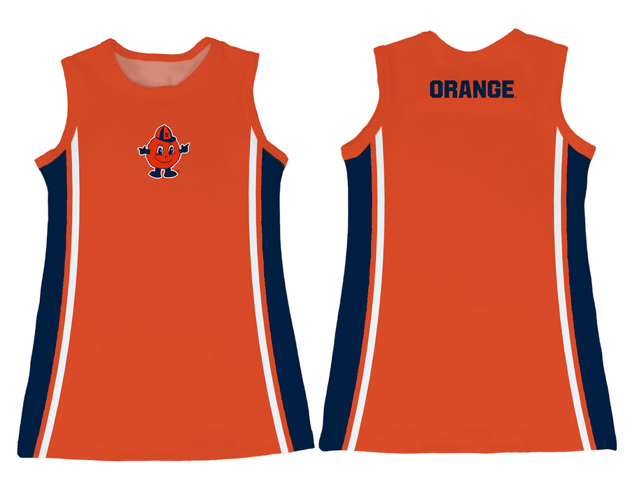 Syracuse Orange Sleeveless Cheerleader A Line Dress Orange - Vive La Fête - Online Apparel Store