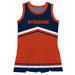 Syracuse Orange Vive La Fete Game Day Navy and Orange Sleeveless Chearleader Dress