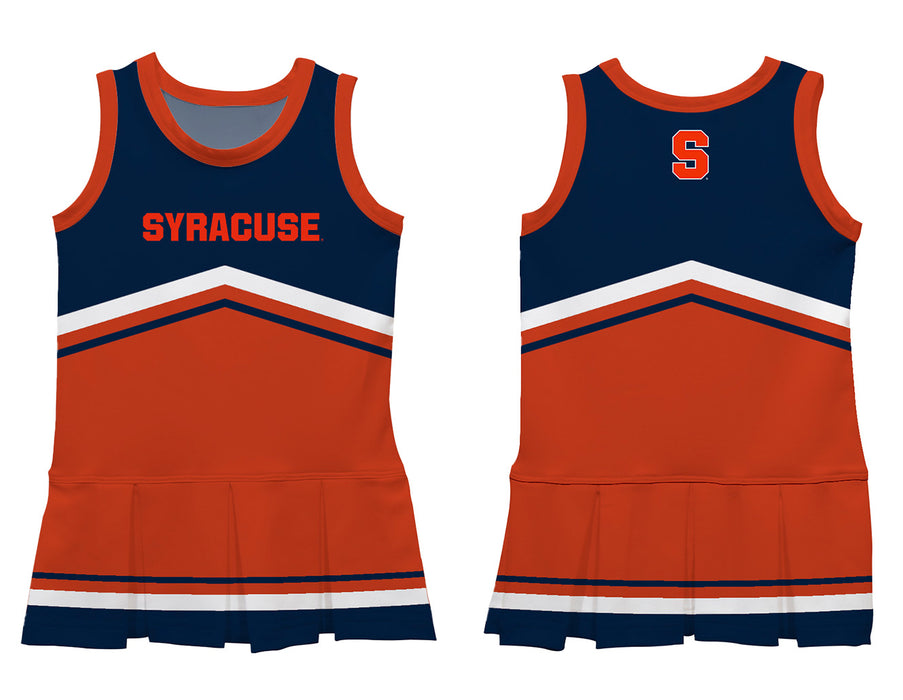 Syracuse Orange Vive La Fete Game Day Navy and Orange Sleeveless Chearleader Dress - Vive La Fête - Online Apparel Store