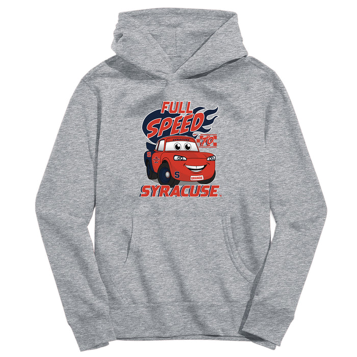 Syracuse Orange Full Speed Heather Grey Cotton Youth Hoodie