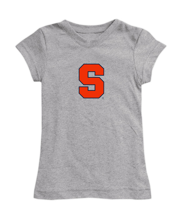 Syracuse Orange Girl´s Fitted Cotton T-shirt Grey