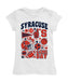 Syracuse Orange Girl´s Fitted Cotton T-shirt White