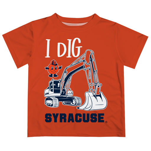Syracuse Orange Vive La Fete Excavator Boys Game Day Orange Short Sleeve Tee