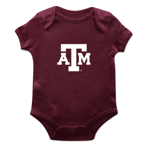 Texas A&M Aggies Cotton Short Sleeve Bodysuit Maroon