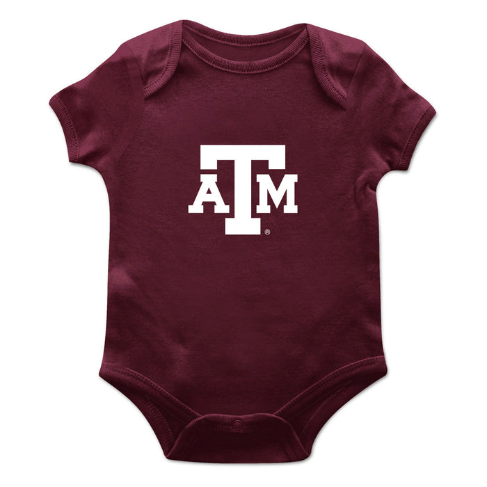 Texas A&M Aggies Cotton Short Sleeve Bodysuit Maroon