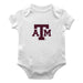 Texas A&M Aggies Cotton Short Sleeve Bodysuit White