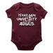 Texas A&M Aggies Vive La Fete Infant Game Day Maroon Short Sleeve Bodysuit